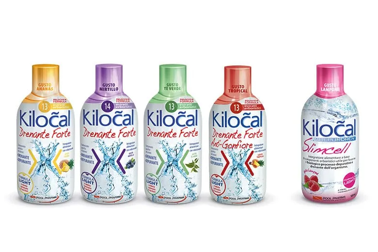Kilocal Draining Strong Taste Ananas Integratore Alimentare 500ml