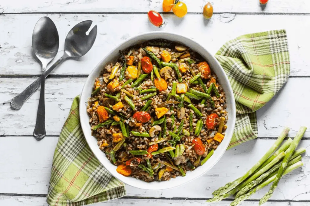 farro freddo con verdure